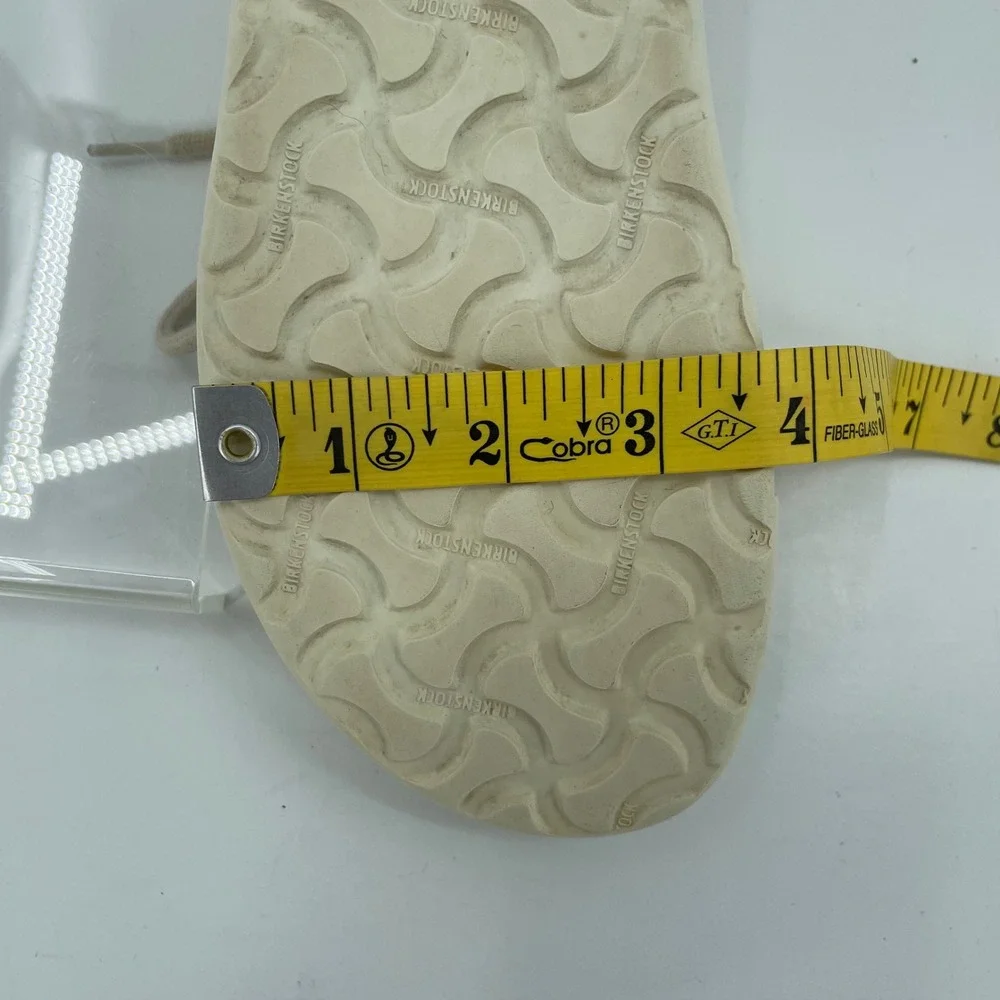 Birkenstock Womens Bend Low Sneaker Size 37 US 6 Eggshell Taupe Leather Nubuck‎